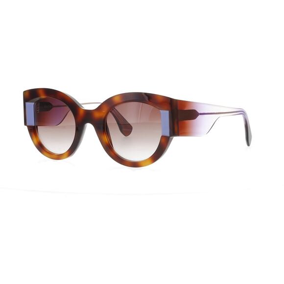 New Face A face Kakemo 1 Havana brown sunglasses hand made Italy main image 4